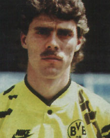 Steffen Karl auf einer Autogrammkarte von Borussia Dortmund