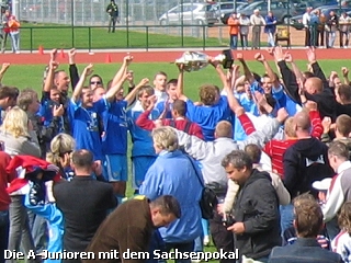 Sieg im Sachsenpokal