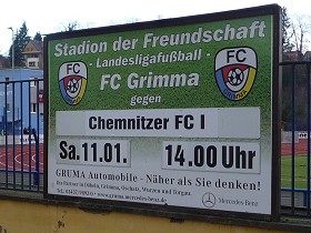 Der CFC zu Gast beim FC Grimma
