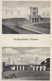 80 Jahre Sportforum - Postkarte von 1938