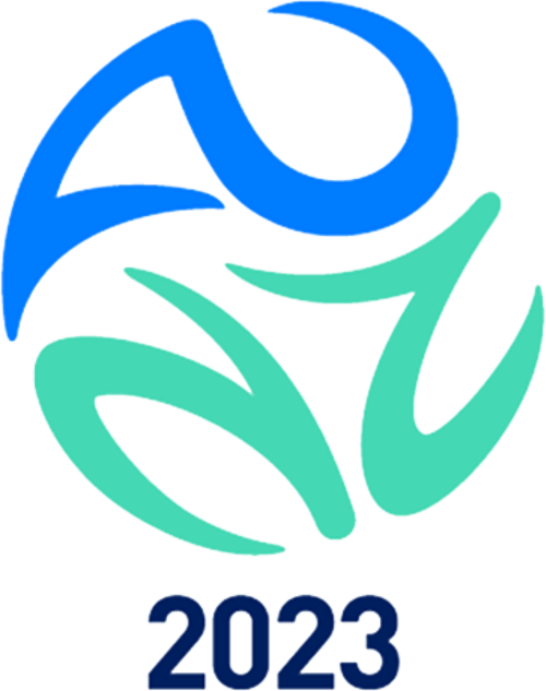 Logo der WM 2023 in Australien und Neuseeland