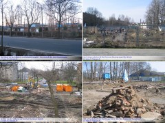 2009: Abriss der Gartensparte Heidelberg 2009: Abriss Gartensparte Heidelberg