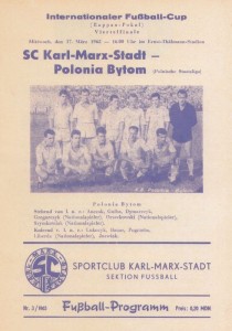 SCK-Programmheft vom Heimspiel gegen Bytom SCK-Programmheft vom Heimspiel gegen Bytom