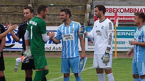 Shakehands vor dem Spiel