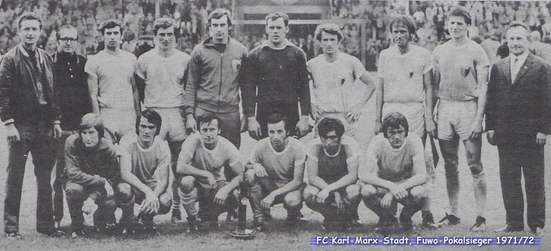Sieger des Fuwo-Pokal-Wettbewerbs in der Saison 1971/72: FC Karl-Marx-Stadt