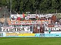 CFC - FC St. Pauli 1:2 | Pauli-Spruchband zu Beginn der zweiten Halbzeit.